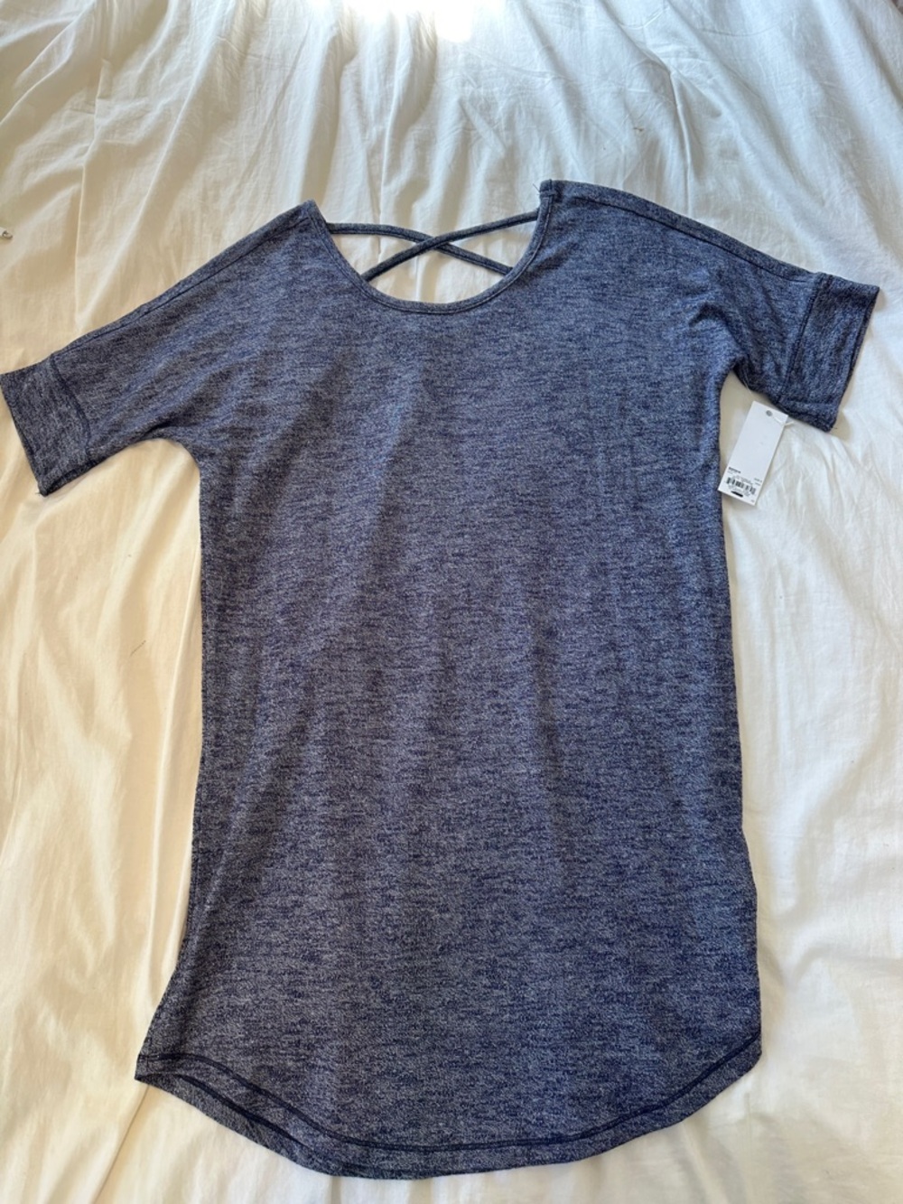 NWT Women’s Sonoma Blue Heather Dress Nightgown Size Small